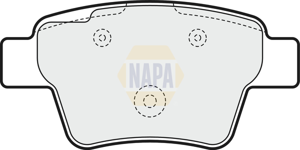 Sada brzdových platničiek kotúčovej brzdy NAPA UK