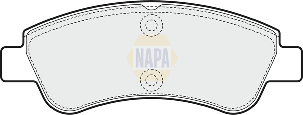 Sada brzdových platničiek kotúčovej brzdy NAPA UK
