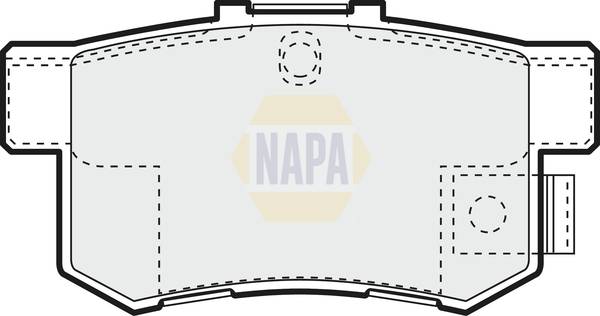 Sada brzdových platničiek kotúčovej brzdy NAPA UK