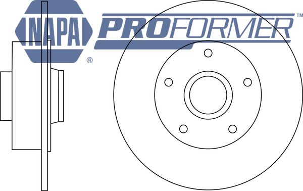 Brzdový kotúč NAPA UK
