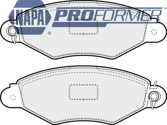 Sada brzdových platničiek kotúčovej brzdy NAPA UK