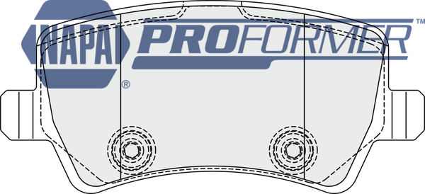 Sada brzdových platničiek kotúčovej brzdy NAPA UK
