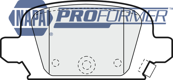 Sada brzdových platničiek kotúčovej brzdy NAPA UK