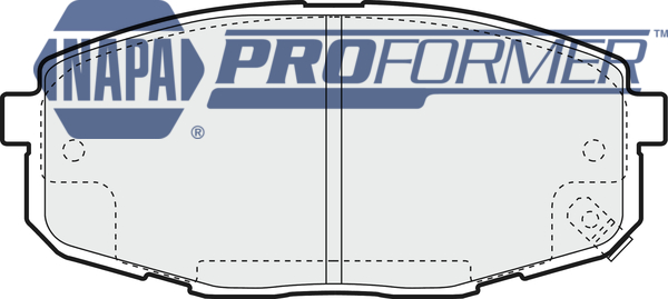 Sada brzdových platničiek kotúčovej brzdy NAPA UK