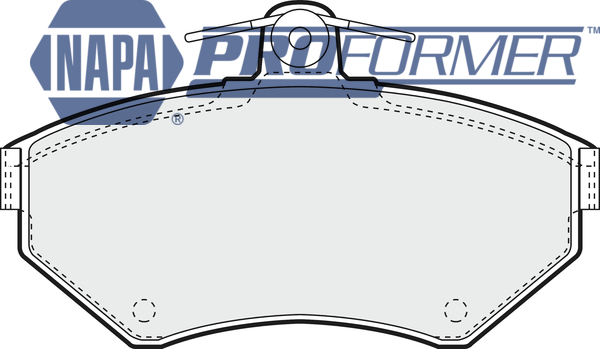 Sada brzdových platničiek kotúčovej brzdy NAPA UK