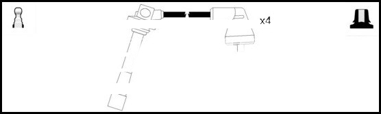 Sada zapaľovacích káblov Lemark