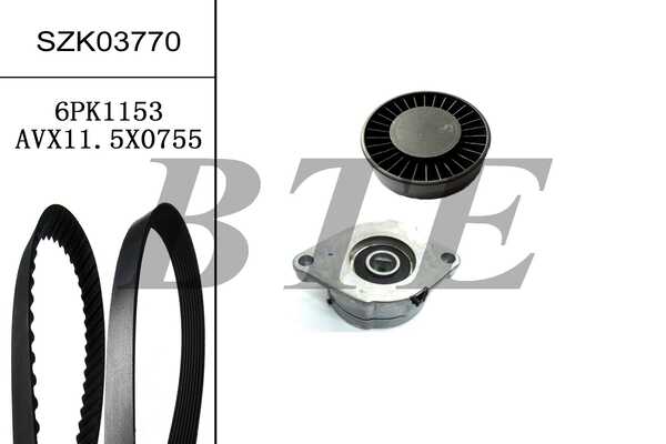 Ozubený klinový remeň - Sada BTE spare part manufacturing Co., Ltd.