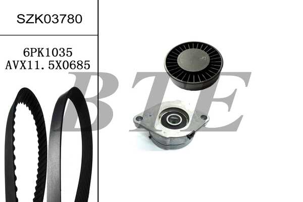 Ozubený klinový remeň - Sada BTE spare part manufacturing Co., Ltd.