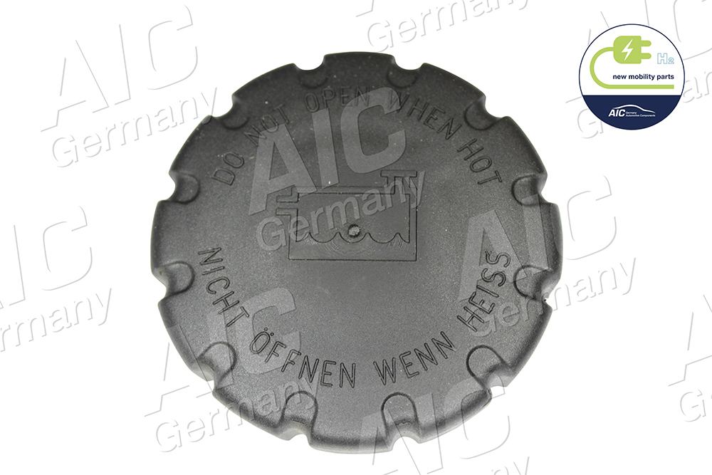 Uzatvárací kryt, nádobka chladiacej kvapaliny AIC