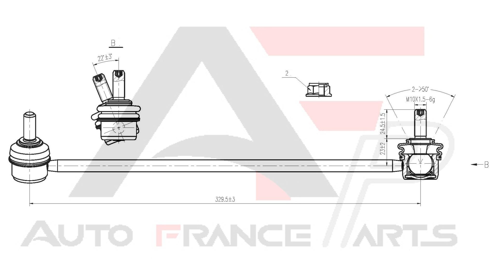 Tyč/Vzpera stabilizátora Auto France Parts