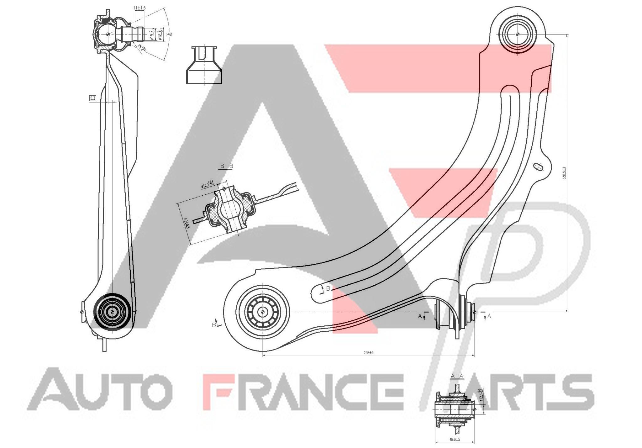 Rameno zavesenia kolies Auto France Parts
