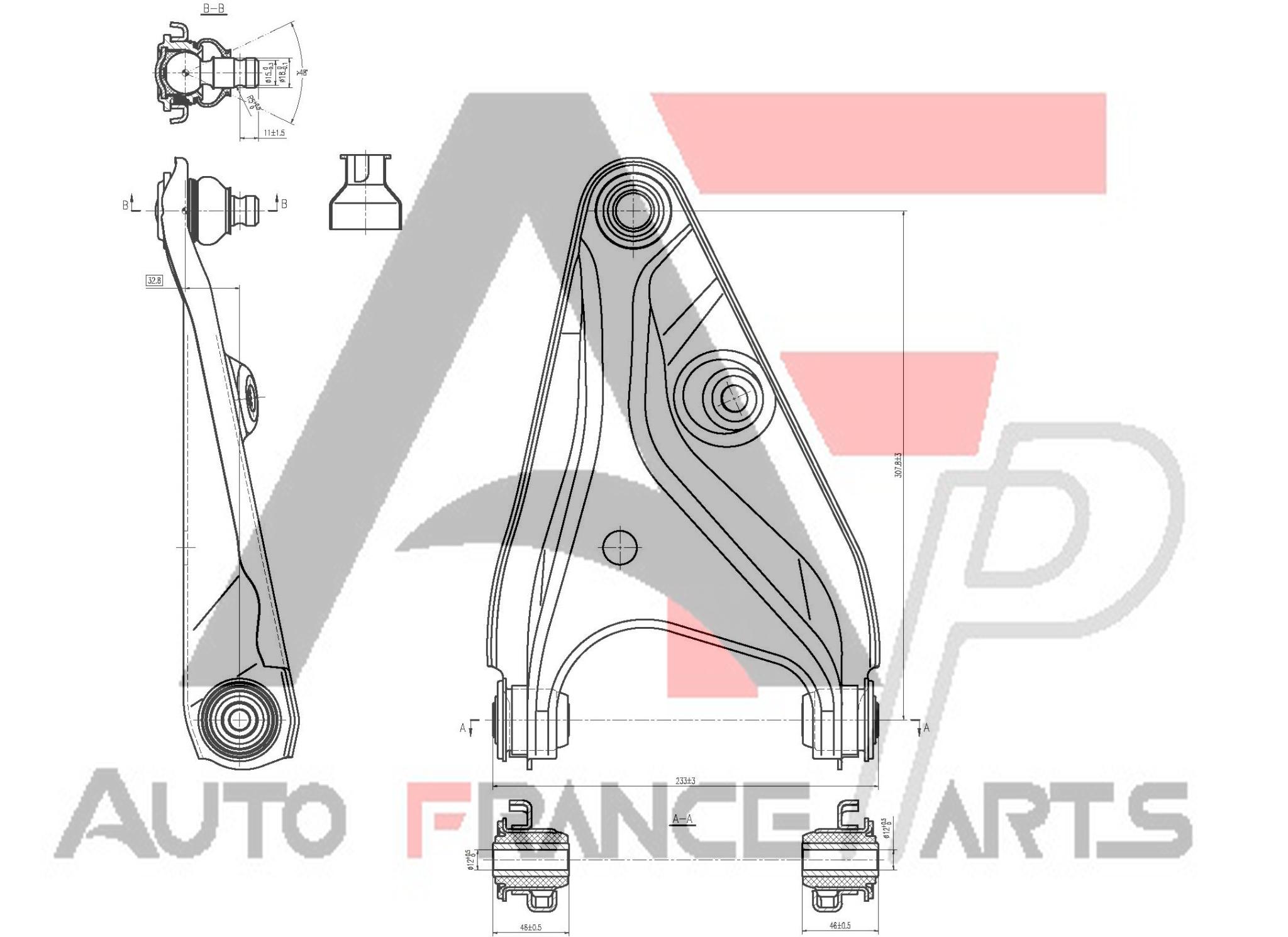 Rameno zavesenia kolies Auto France Parts