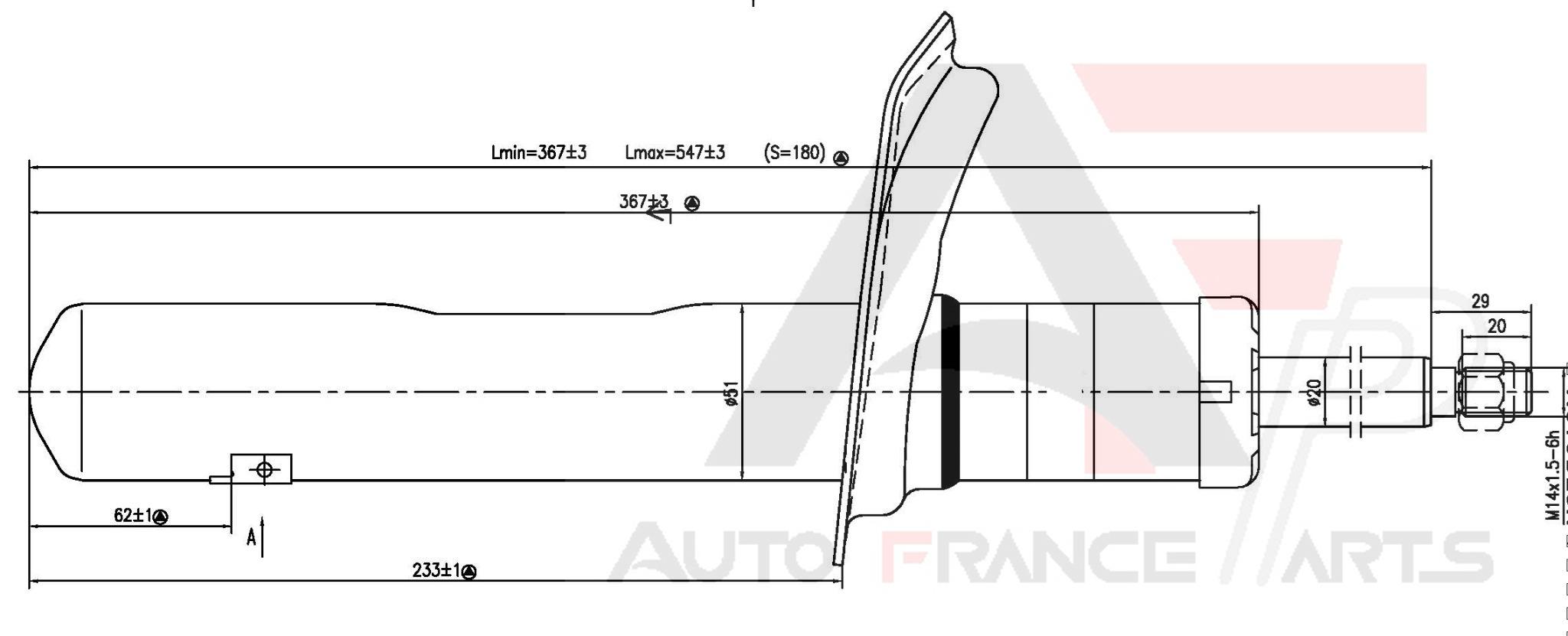 Tlmič pérovania Auto France Parts