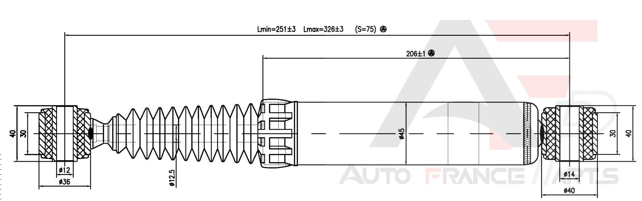Tlmič pérovania Auto France Parts