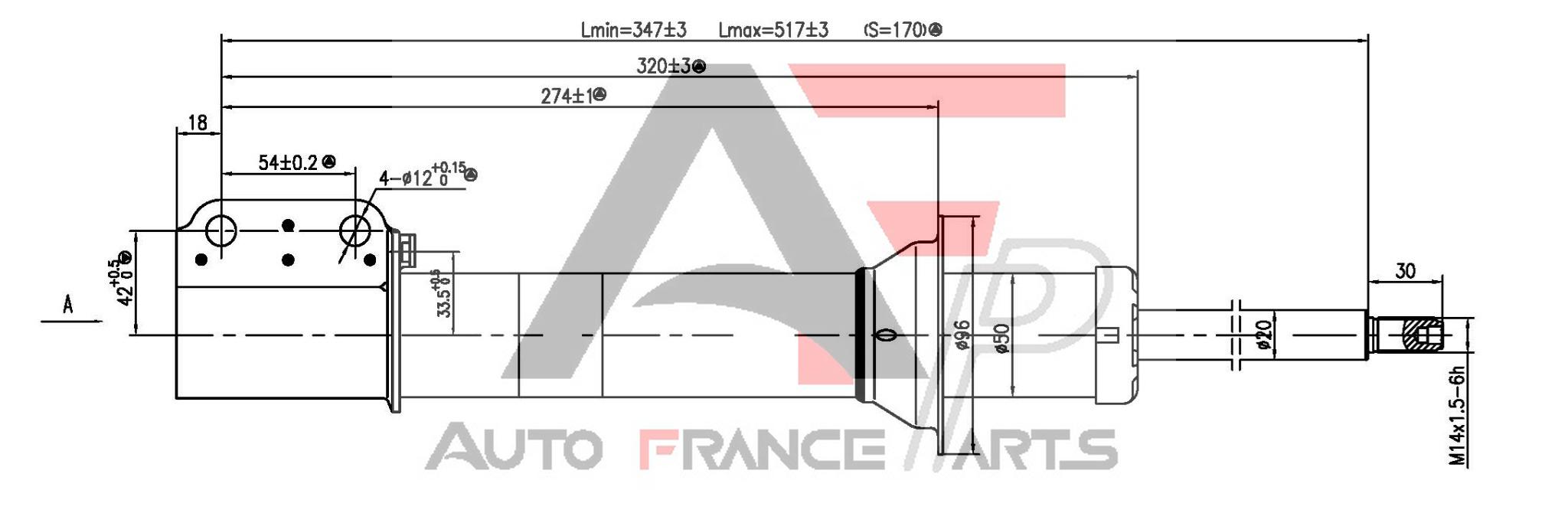 Tlmič pérovania Auto France Parts