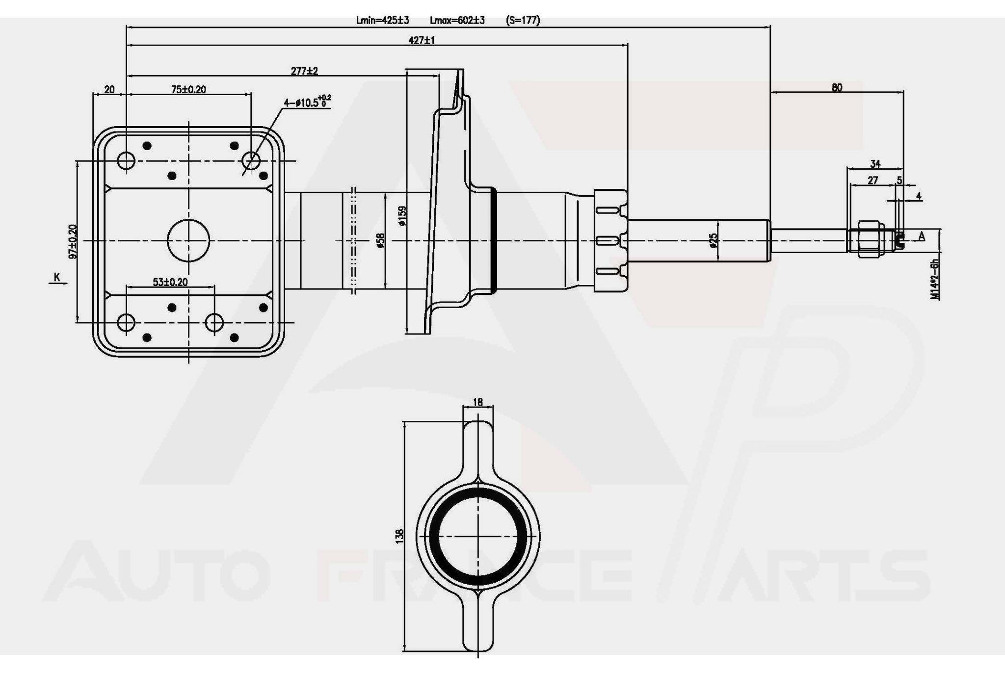 Tlmič pérovania Auto France Parts