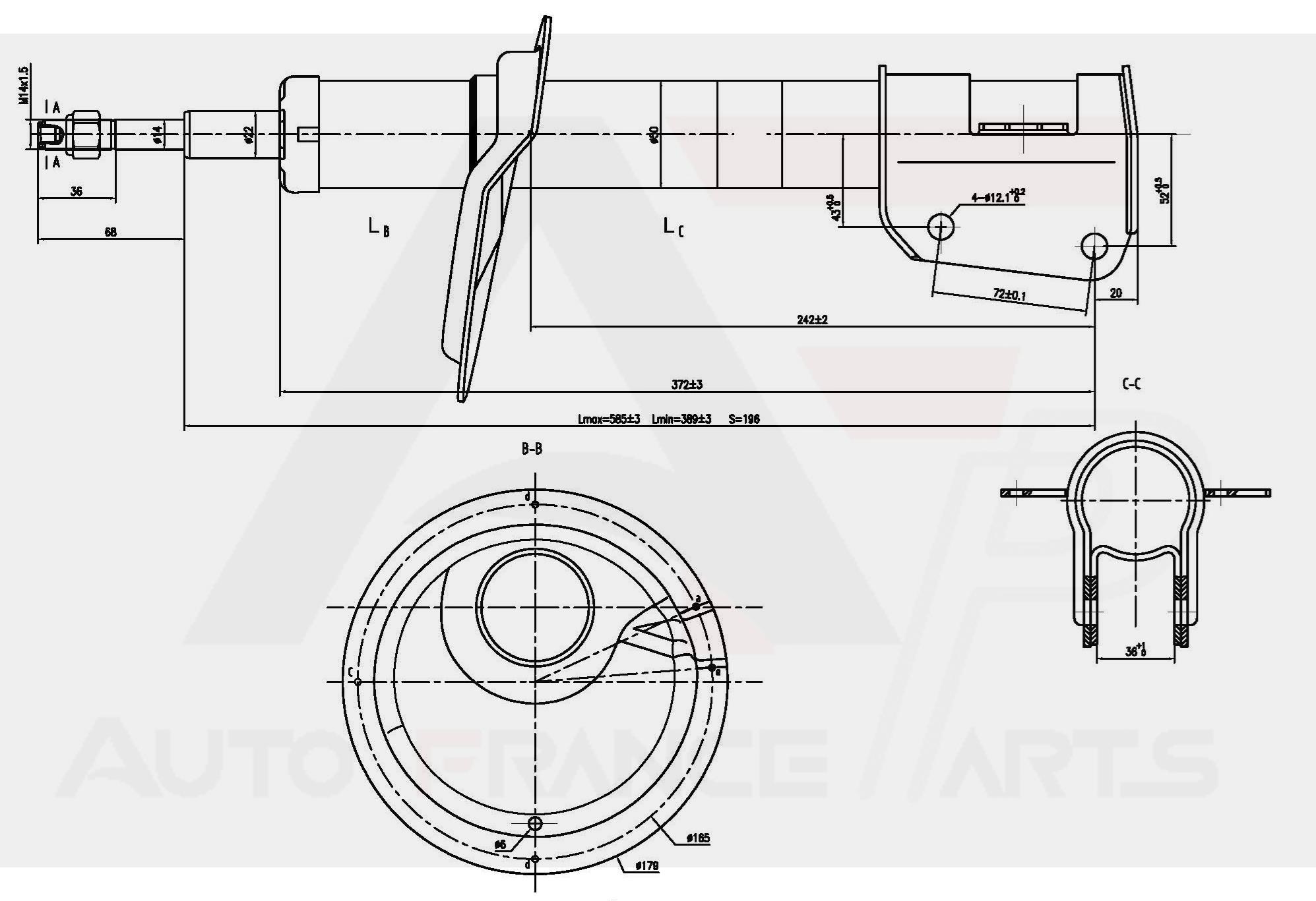 Tlmič pérovania Auto France Parts