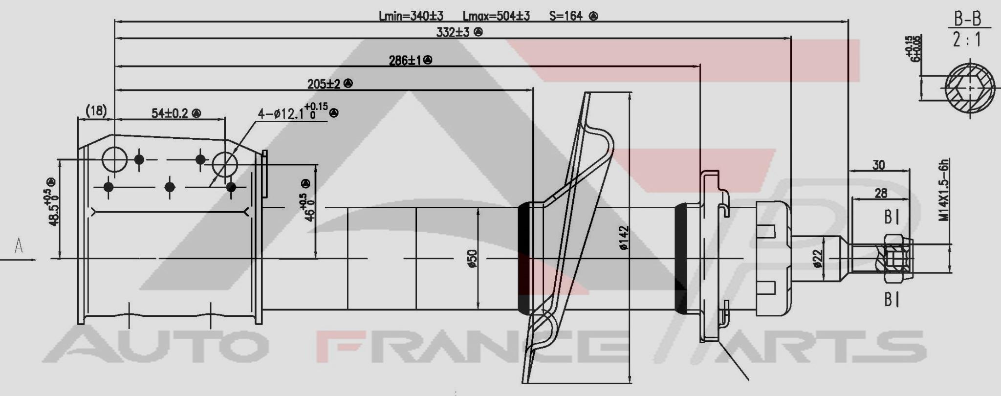 Tlmič pérovania Auto France Parts