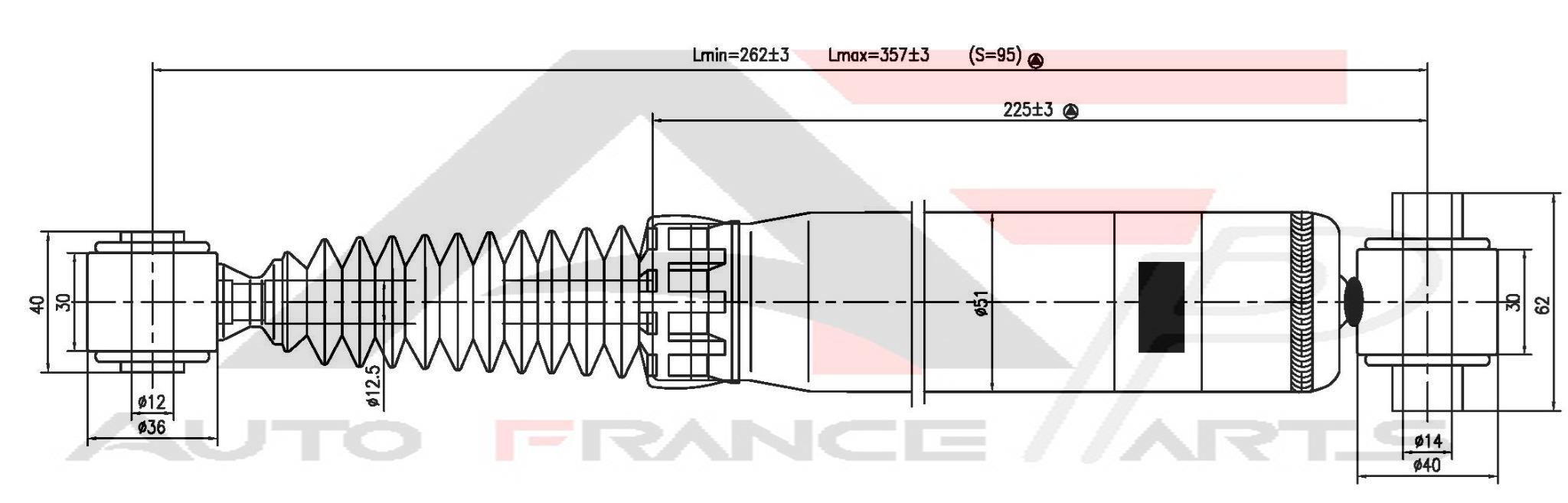 Tlmič pérovania Auto France Parts