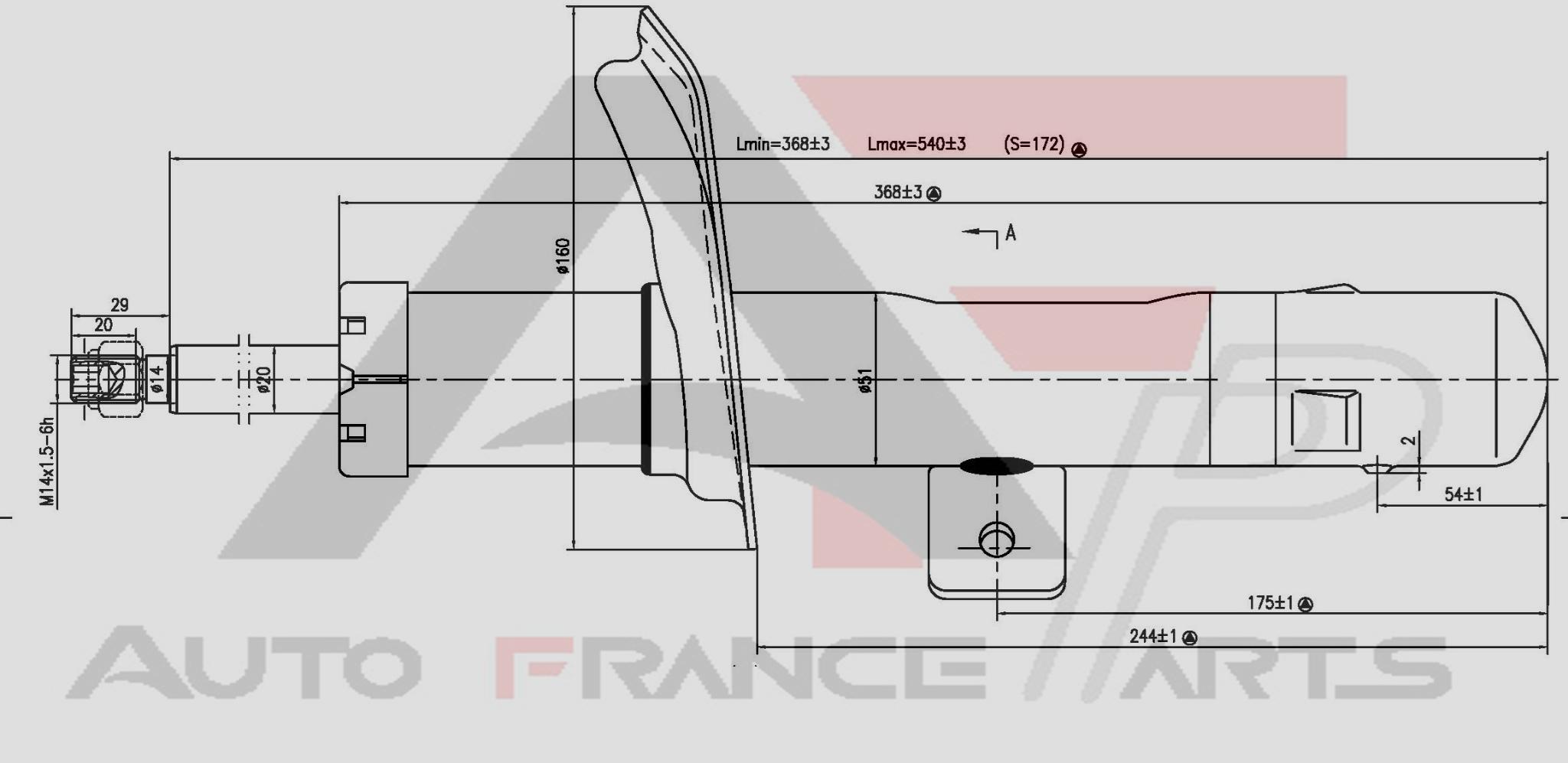 Tlmič pérovania Auto France Parts