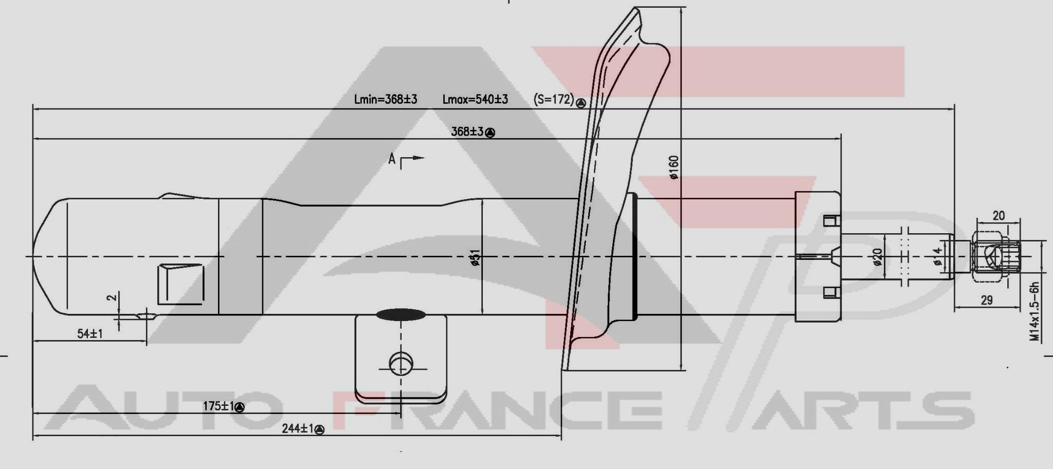 Tlmič pérovania Auto France Parts