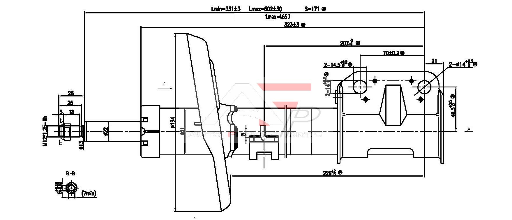 Tlmič pérovania Auto France Parts