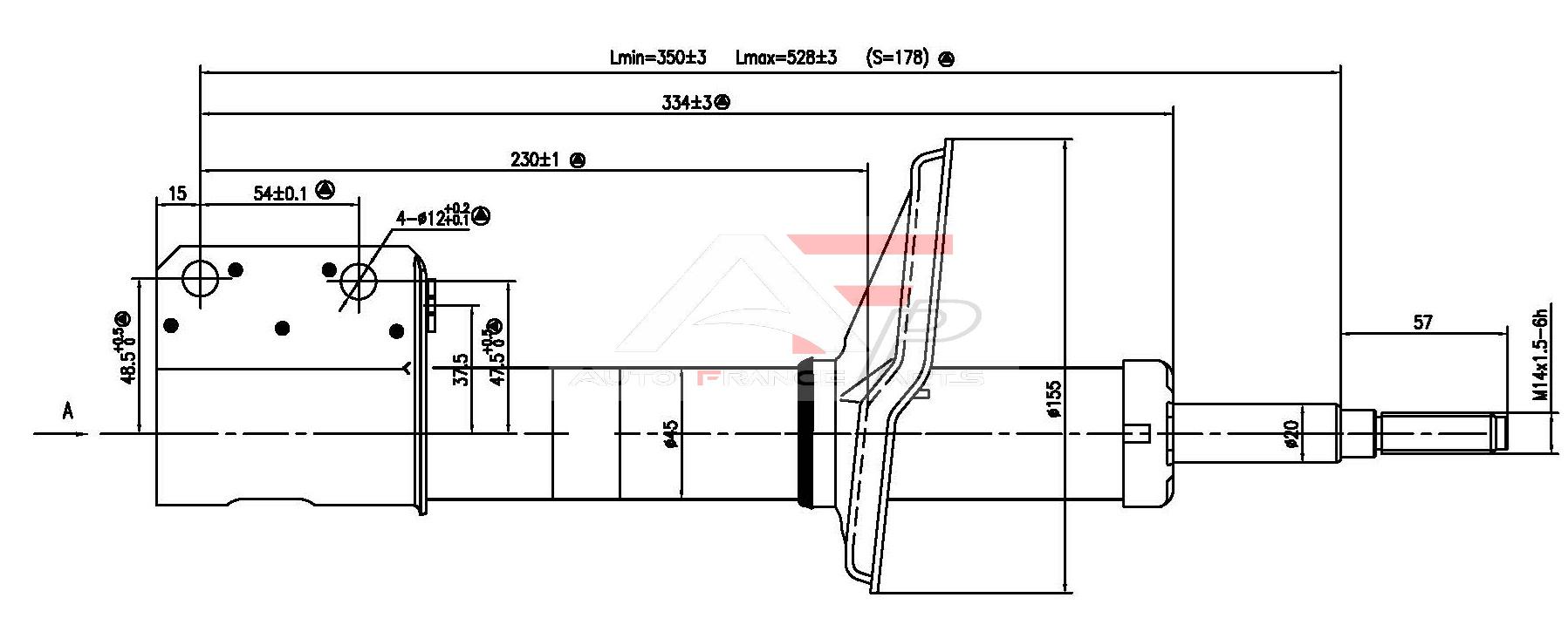 Tlmič pérovania Auto France Parts