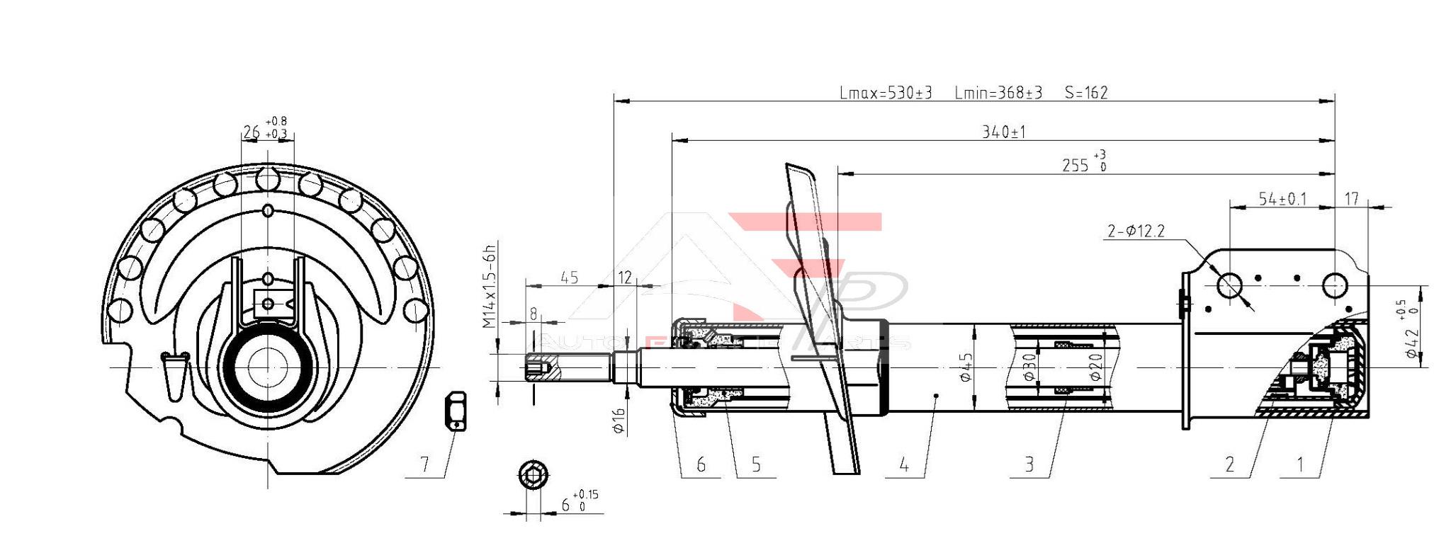Tlmič pérovania Auto France Parts