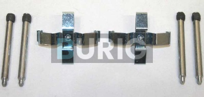 Sada príslużenstva oblożenia kotúčovej brzdy Burig