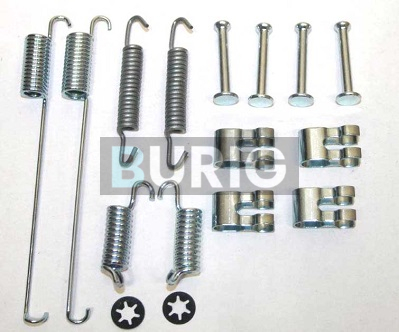 Sada príslużenstva brzdovej čeľuste Burig