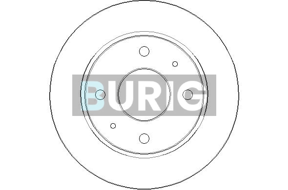 Brzdový kotúč Burig
