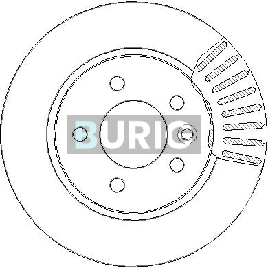 Brzdový kotúč Burig