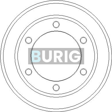 Brzdový bubon Burig