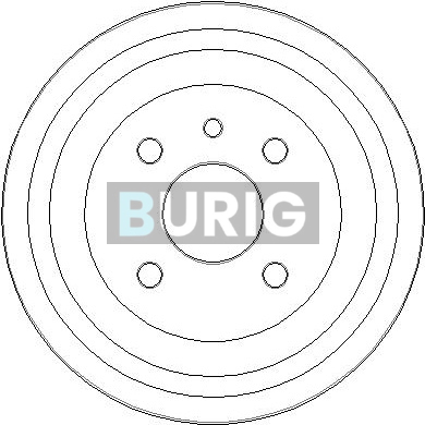 Brzdový bubon Burig