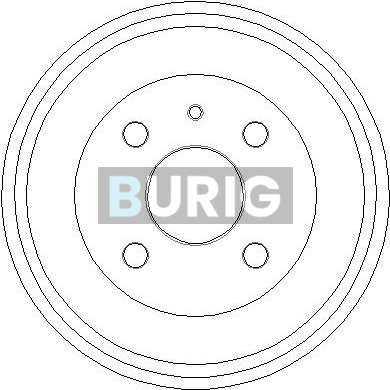 Brzdový bubon Burig