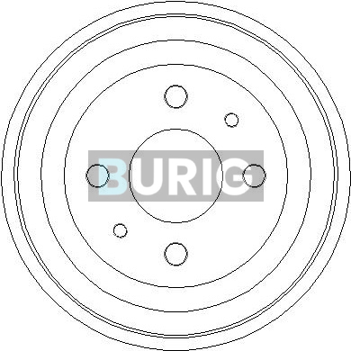 Brzdový bubon Burig