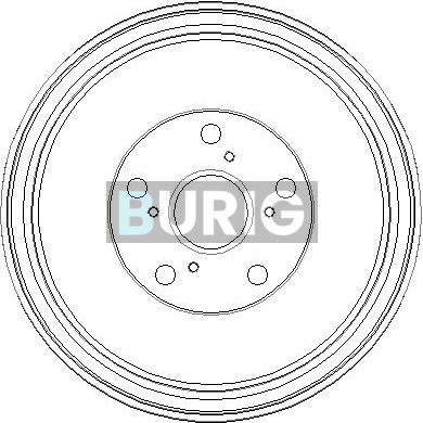 Brzdový bubon Burig
