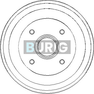 Brzdový bubon Burig