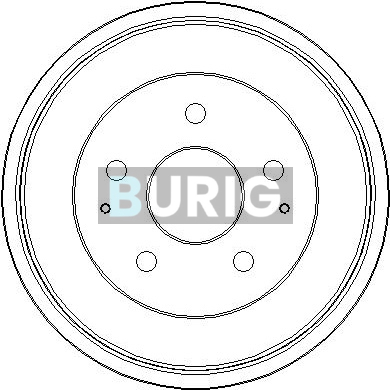 Brzdový bubon Burig
