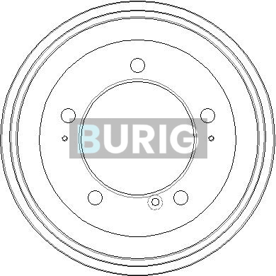 Brzdový bubon Burig