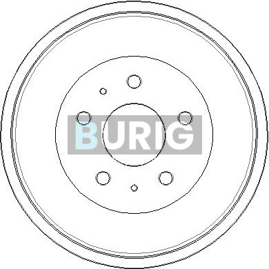 Brzdový bubon Burig