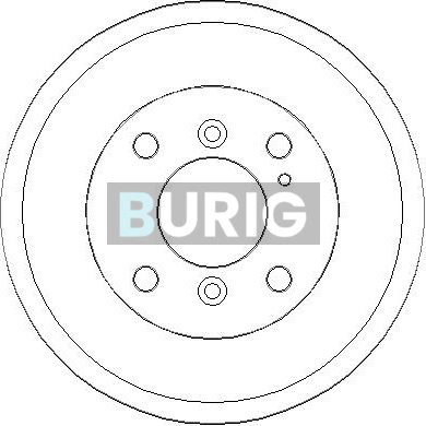 Brzdový bubon Burig