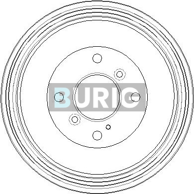 Brzdový bubon Burig