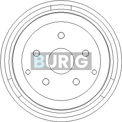 Brzdový bubon Burig