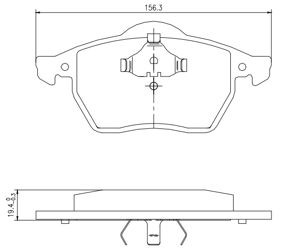 Sada brzdových platničiek kotúčovej brzdy Shandong Jinli New Material Tech Co., Lt