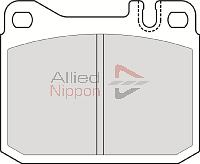 Sada brzdových platničiek kotúčovej brzdy Allied Nippon